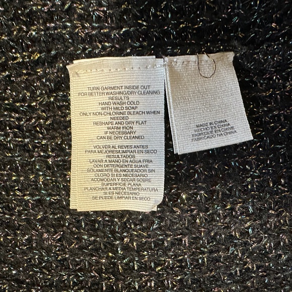 RACHEL Rachel Roy Women’s size Large Long Sleeve Black and Metallic Multicolour - Picture 12 of 12